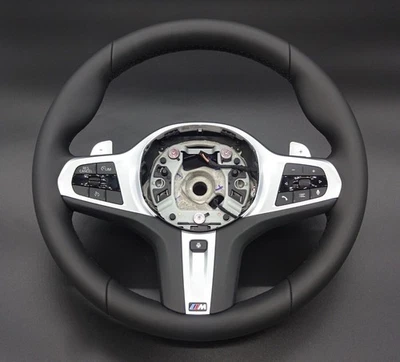 Original BMW M Lenkrad alle G-Modelle Leder DCC Tempomat Heizung Paddels NEU - Bild 1 von 4