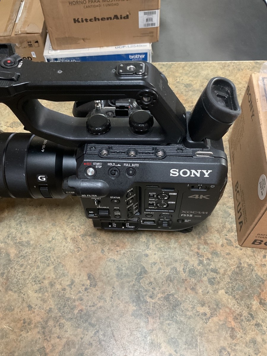 Sony PXW-FS5M2 FS5 Mark II 4K w/ Sony 18-105mm F4 Lens | eBay