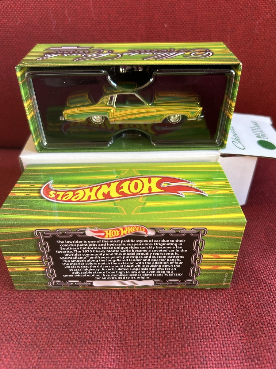 Hot Wheels RLC Chevrolet Monte Carlo 1/64 Lowrider - Green