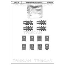 ORIGINAL® Triscan Zubehörsatz, Scheibenbremsbelag Vorne, Hinten für Toyota