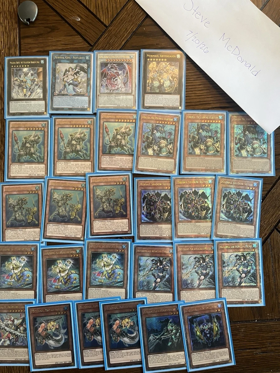 yugioh mermail deck 2020 Complete Custom for Yu-Gi-Oh! Mermail King - Neptabyss