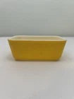 Vintage Pyrex 502  1.5 Pt. Orange Yellow Refrigerator Dish No Lid