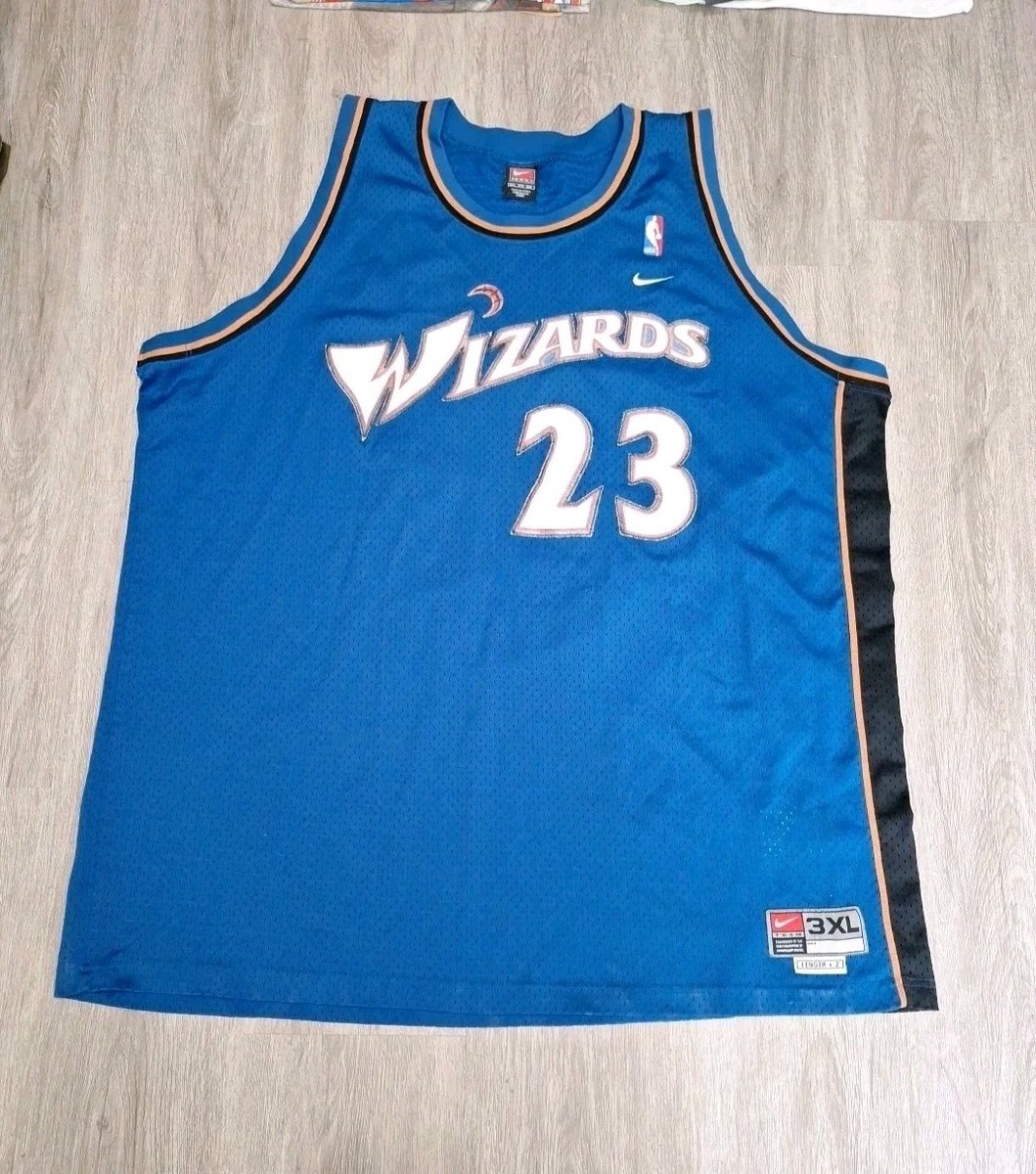 美品 Champion NBA WIZARDS 23 JORDAN Jersey 2001-03 Washington Wizards Jordan #23 Champion Home Jersey
