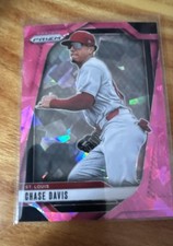 2025 Panini Prizm - Chase Davis, Chase Davis #237 Pink Ice Prizm (RC)