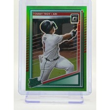 2025 Panini Optic Tommy Troy Rated Prospect Lime Green Refractor 125/149 SP ARI