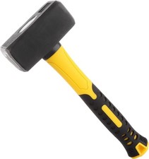 Heavy Duty Sledgehammer - 1.69 kg Club Hammer with Forged Round Head