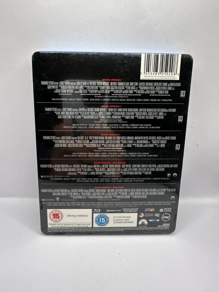 MISSION IMPOSSIBLE : THE ULTIMATE COLLECTION - UK BLU RAY STEELBOOK - NEW SEALED - Image 2 of 4