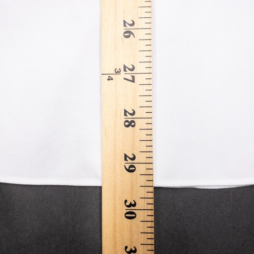 UNTUCKit Dress Shirt Men's Large Wrinkle Free Long Sleeve Solid White Button-Up - Foto 10 di 11