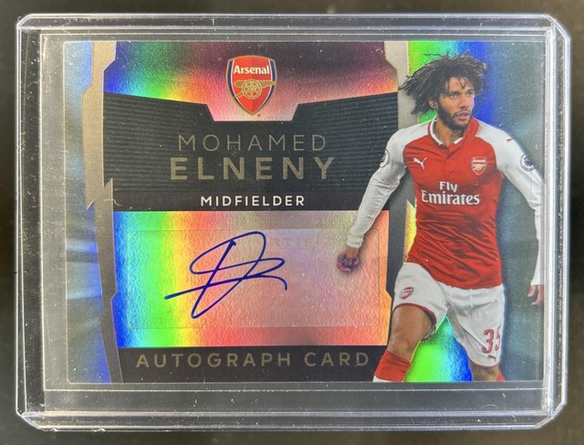 2018 Topps Platinum Premier League Mohamed Elneny Auto Autograph Tottenham