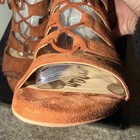 Sam Edelman Santina Cinnamon Suede Lace Wedge Vintage  Sz7  BRAND NEW WITH BOX — photo 9