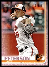 2019 Topps On-Demand Mini Pink #/25 #404 Jace Peterson Baltimore Orioles