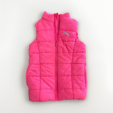 PUMA Pink Puffer Vest S 7/8