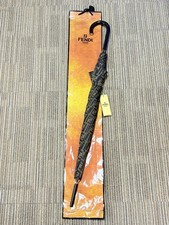 FENDI Italy ATC Vintage Used Luxury Long Umbrella FF Multicolor Gorgeouss 20