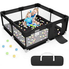 Baby Playpen,50X50 Inch Baby Playards for Babies and Toddlers,Fence Baby Play Ya