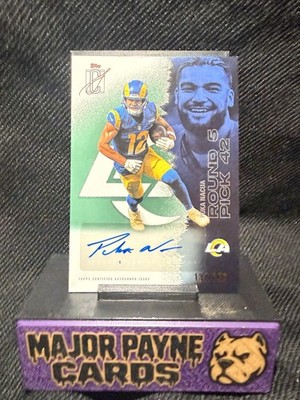 Topps 2025 Signature Class Puka Nacua Rams #33 Pick 42 Auto Serial /150