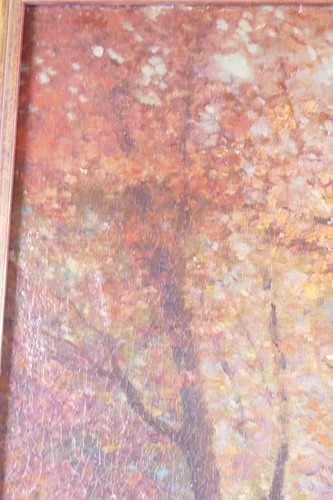 # Listado Firmado Henry Pember Smith Otoño Oscuro Paisaje Óleo sobre Lienzo Pintura - Imagen 9 de 24