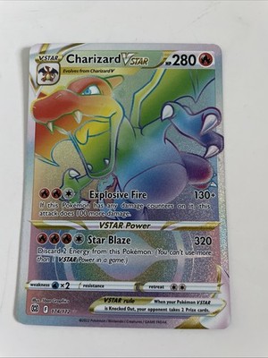 2022 Pokémon TCG Charizard VSTAR (Secret Rare) - Brilliant Stars 174/172