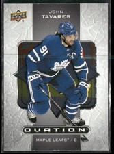 2020-21 Upper Deck John Tavares Ovation #O-21 Toronto Maple Leafs