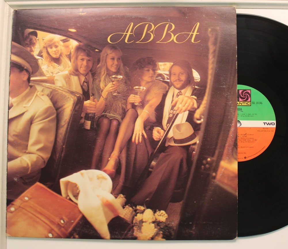 Abba Lp Self-Titled (1975) On Atlantic - Vg++ To Nm / Vg++ | eBay