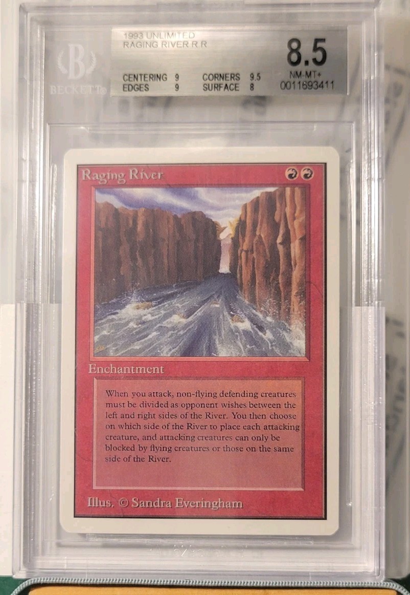 Mtg RAGING RIVER BGS 8.5 Unlimited Reserve List -Argo-