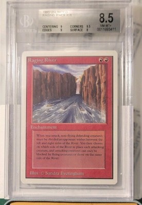 Mtg RAGING RIVER BGS 8.5 Unlimited Reserve List -Argo-