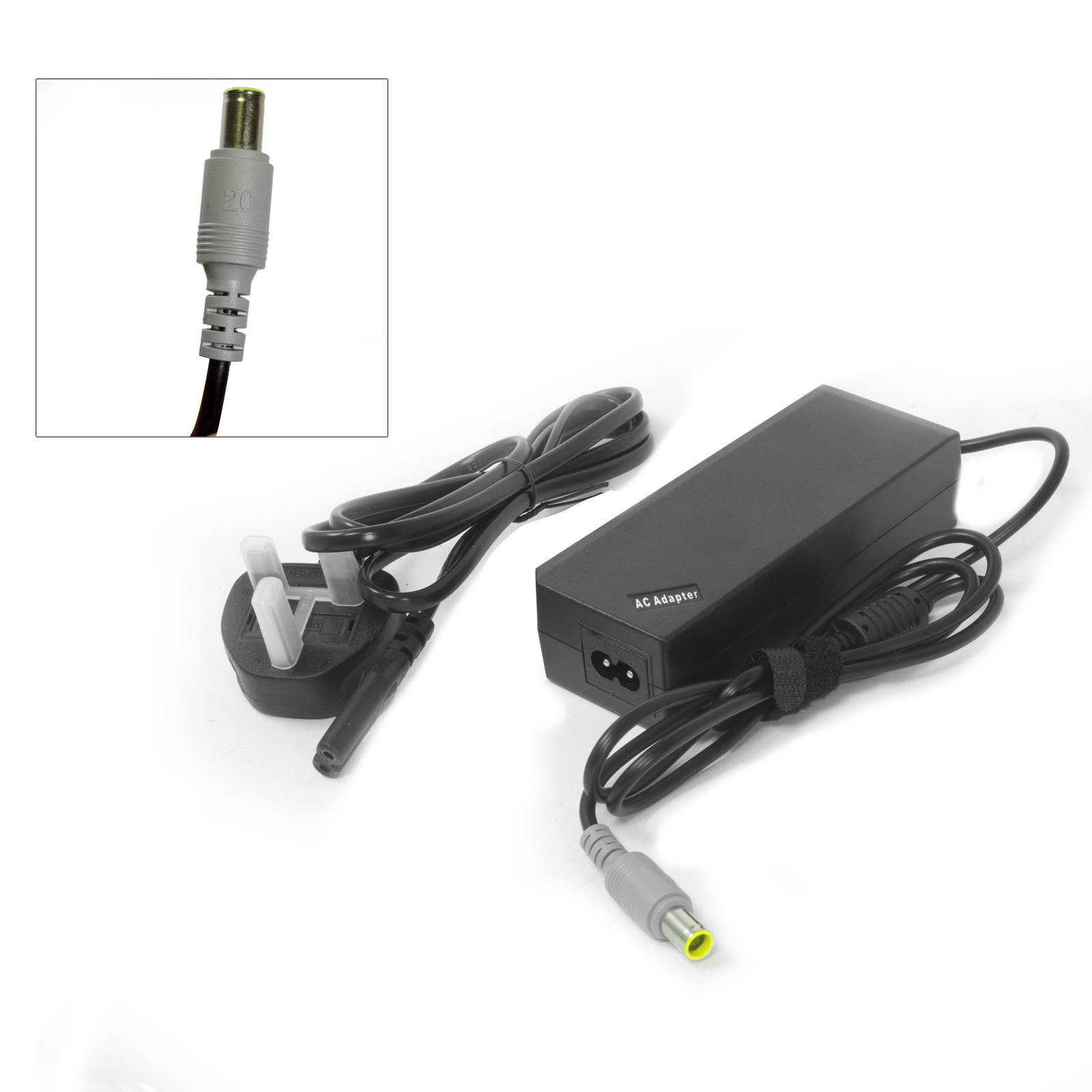 IBM Thinkpad and Lenovo Compatible 20V 4.5A Laptop Charger 8.0 x 7.4mm Tip