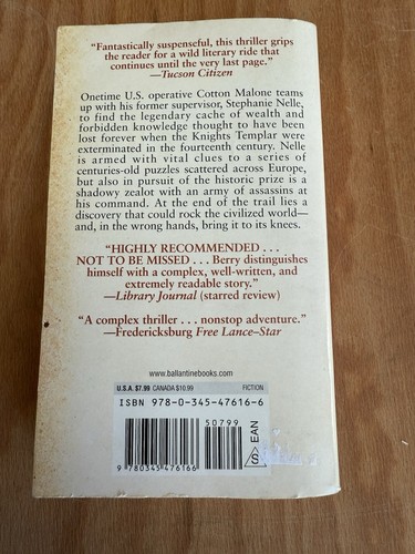 The Templar Legacy By Steve Berry - Picture 2 of 2