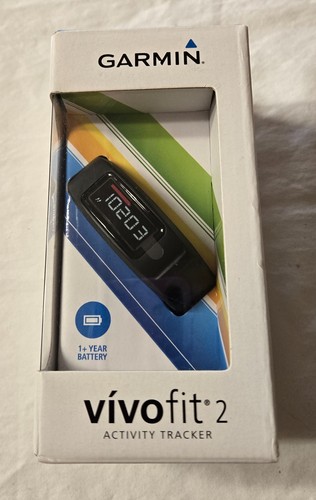 Garmin Vivofit 2 Activity Tracker Black Fitness Mobile Watch Brand New