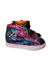 Heelys Girls Youth Skate Veloz Sneaker HE101028 Pink Blue Camo Glitter Size 13 C