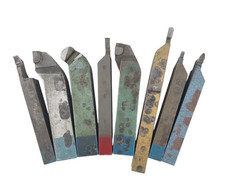 8x Außen DrehMeißel 32x32 Hartmetall Konvolut Einstech Stahl DrehBank Maschine