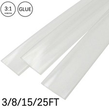 3:1 Heat Shrink Tubing Clear Dual Wall Waterproof Glue Wires Wrap (LARGE SIZES)
