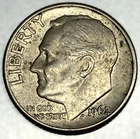 1962-D Roosevelt Dime - Circulated Condition - 90% Silver - US Coin - 3072