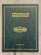PCS Stamps & Coins $2 Two-Dollar Notes Folio Book JBS