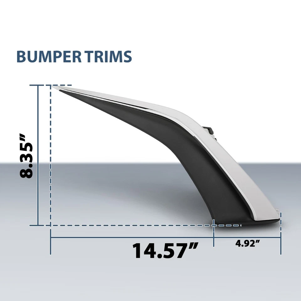 Fit For 2019-2024 Lexus ES350 ES300h ES250 Front Bumper Trims Pair Set Foto 3 de 4