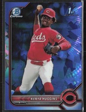 2022 Bowman Draft Sapphire Edition #BDC-140 Kenya Huggins
