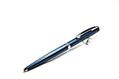 SHEAFFER SAGARIS BLUE WITH CHROME TRIM BALLLPOINT PEN
