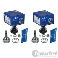 2X Gsp Antriebswellengelenk Satz Radseitig Links+Rechts Passend FüR CitroËN C4