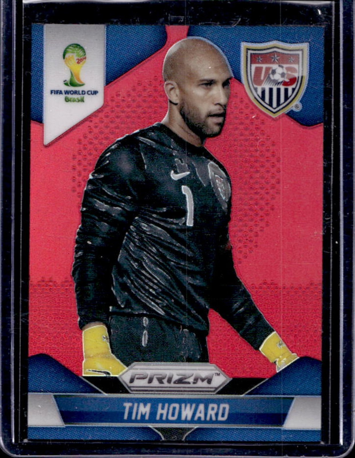 2014 Prizm FIFA World Cup Brazil Tim Howard Prizms Red #/149 USA