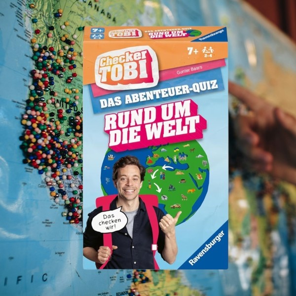 Gesellschaftsspiel „Checker Tobi Das Abenteuer-Quiz – Rund Um Die Welt-image