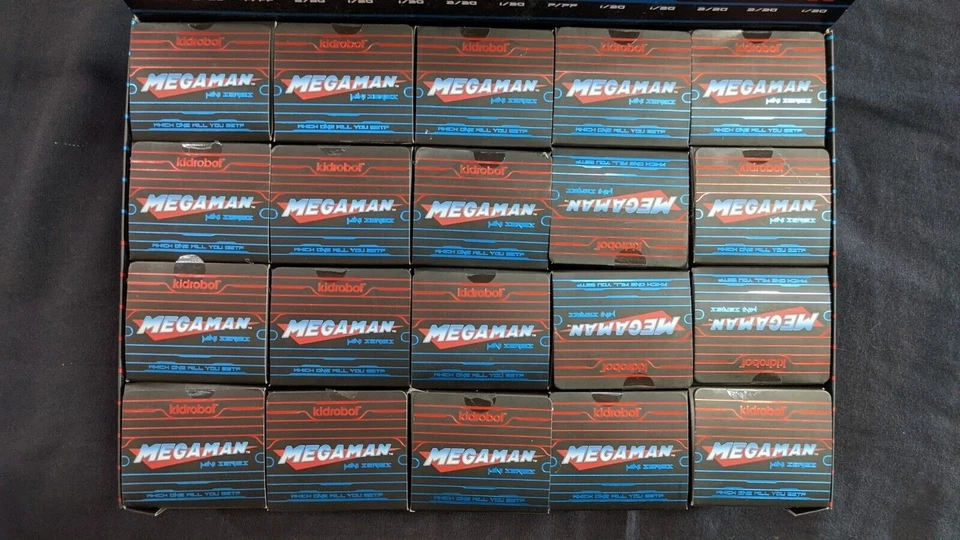 Full Case Of 20 Kidrobot Capcom Mega Man Mini Series Sealed Mystery Boxes - Image 4 of 4