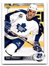 1992-93 Upper Deck #70b Yanic Perreault Upper Deck Text and Logo Hologram