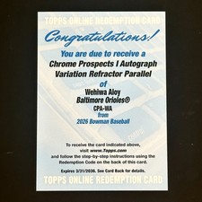 Wehiwa Aloy Bowman 2026 Refractor Auto