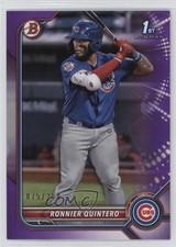 2022 Bowman Prospects Purple Border 75/250 Ronnier Quintero #BP-124 0q3