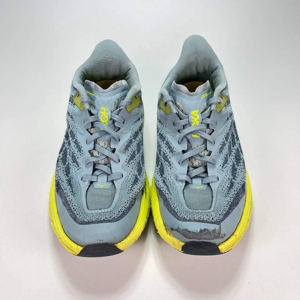 Zapatos para correr Hoka One One Speedgoat 5 gris verde 1123157 SBDCT para hombre talla 9D Foto 3 de 4