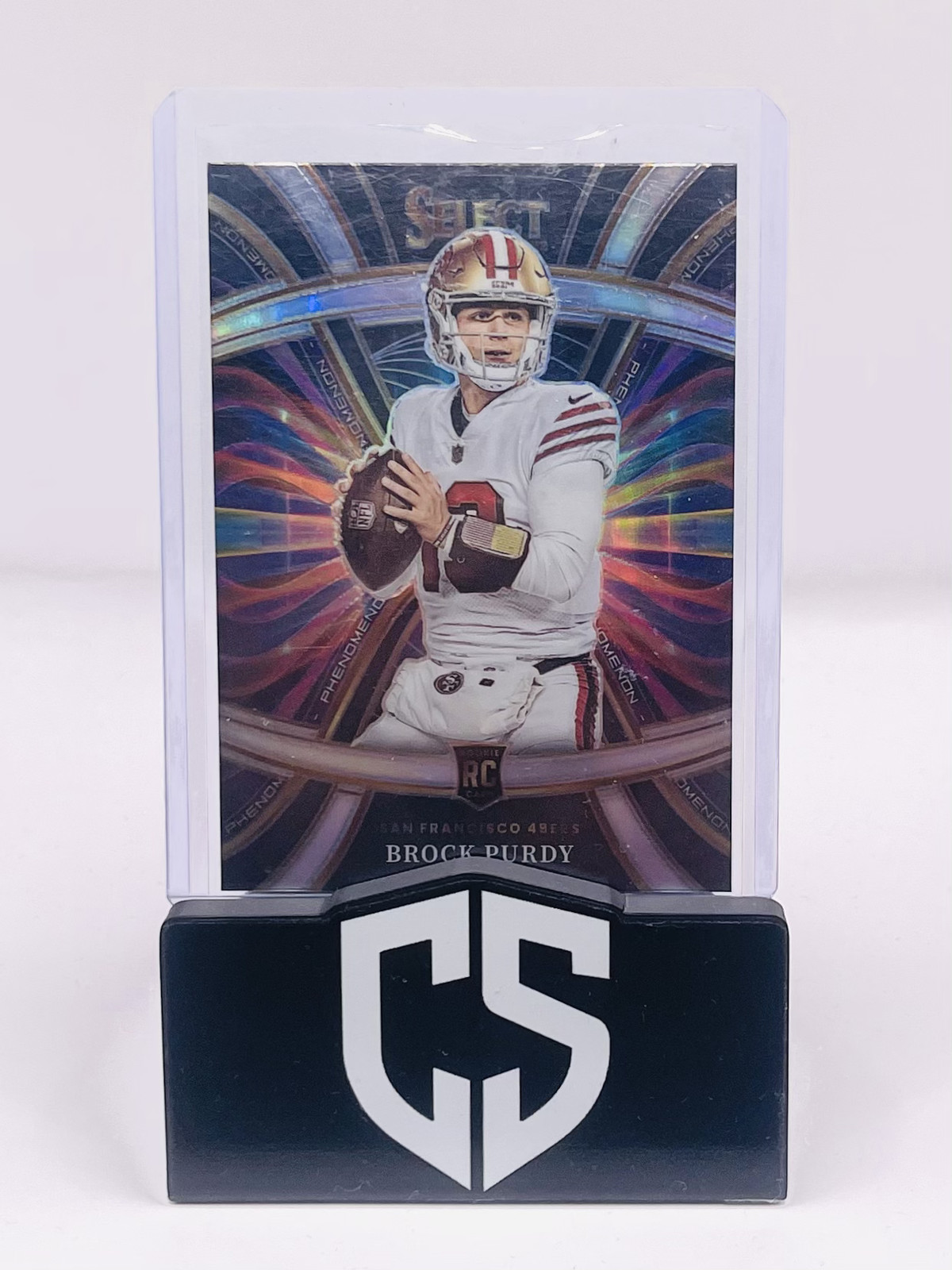 2022 Panini Select Phenomenon Silver Prizm Brock Purdy #PHE-18 Rookie RC