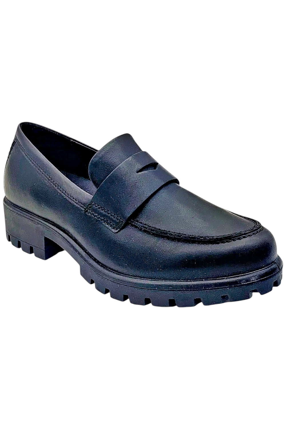 Женские мокасины ECCO Modtray Penny черного цвета 23390₽