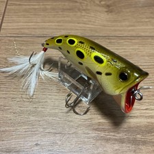 Daiwa Mouth Washer Used Yellow Black Red Topwater Lure, Fair Condition