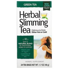 21st Century Herbal Slimming Tea Green Tea Natural Blend 1.7 oz 24 Tea Bags