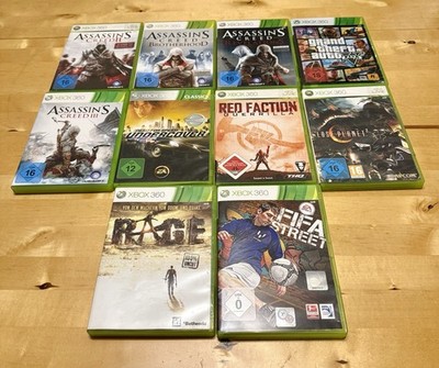 Microsoft Xbox 360 Spielesammlung, 15 Spiele (10 Spiele + 5 Mystery Spiele RAR)