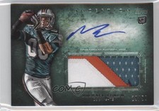 2012 Topps Inception Rookie Green 29/50 Michael Egnew Jumbo Patch Auto bt3